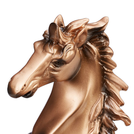 Décoration cheval en cuivre