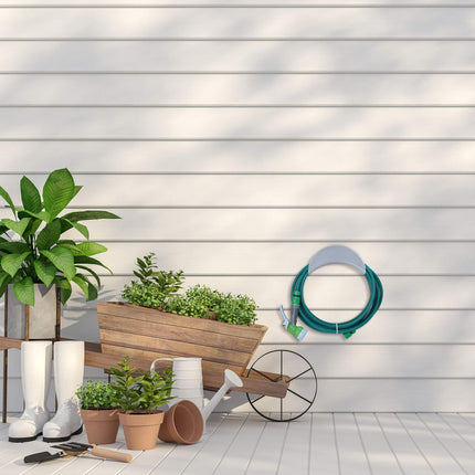 Hose holder wall metal