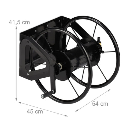Hose reel wall mounted