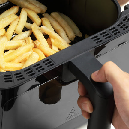 Heißluftfritteuse mit Touchscreen, 6,5 l, 1350 W, antihaftbeschichteter Korb