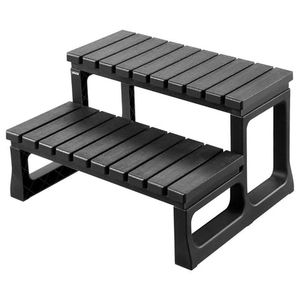 Hot Tub Step, 2-Step Spa Stairs, Non-Slip, 320 lb