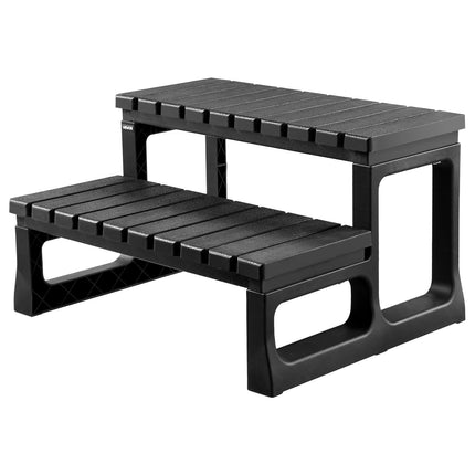 Hot Tub Step, 2-Step Spa Stairs, Non-Slip, 320 lb