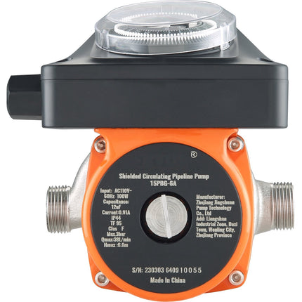 Hot Water Recirculation Pump, DN20 with DN15 Adapter