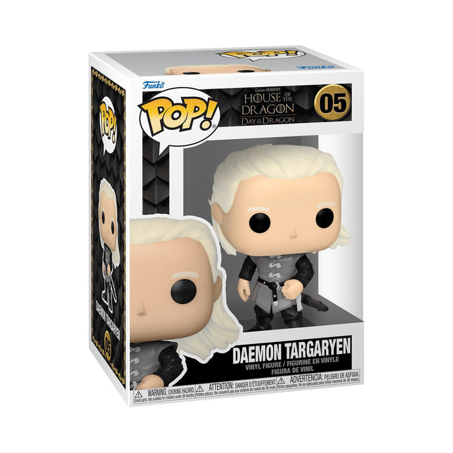 House of The Dragon Daemon Targaryen Funko Pop Vinyl Figur, 10 cm