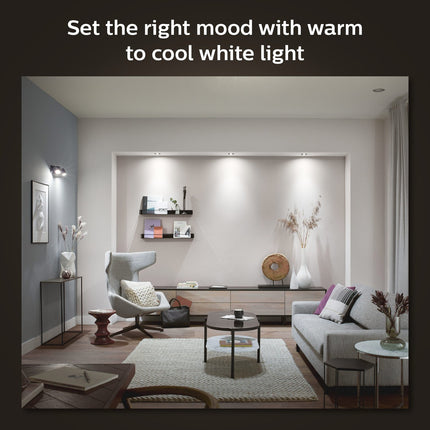 Hue Milliskin bodové svítidlo White Ambiance kulaté hliník