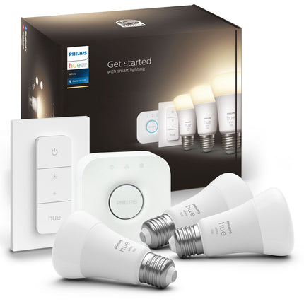 Hue Startkit Weiß 3 x E27 mit Fernbedienung