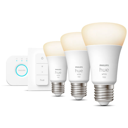 Hue Startkit Weiß 3 x E27 mit Fernbedienung