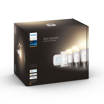 Hue Startkit Weiß 3 x E27 mit Fernbedienung