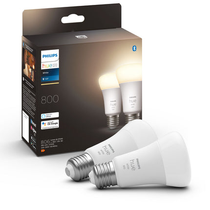 Lot de 2 ampoules Hue White A60 E27