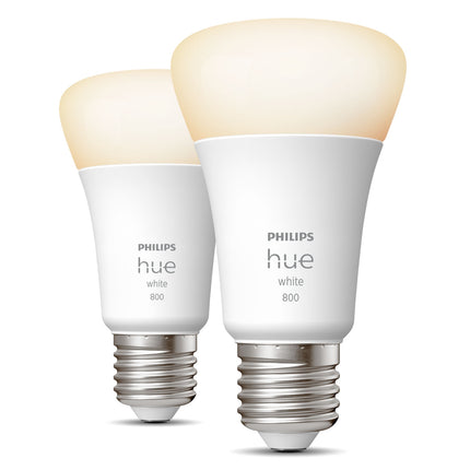 Lot de 2 ampoules Hue White A60 E27