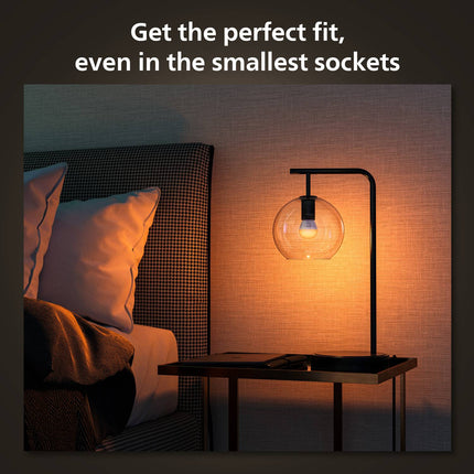 Hue White Ambiance E14 Globe Doppelpack