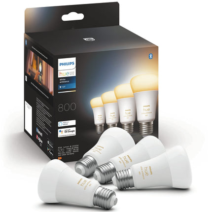 Ampoules Hue White Ambiance E27, lot de 4
