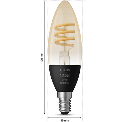 Hue White Ambiance Filament E14 Krone 350 lm 1er-Pack
