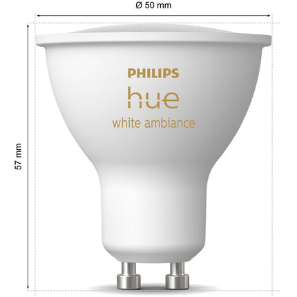 Hue White Ambiance GU10 400lm 1er-Pack