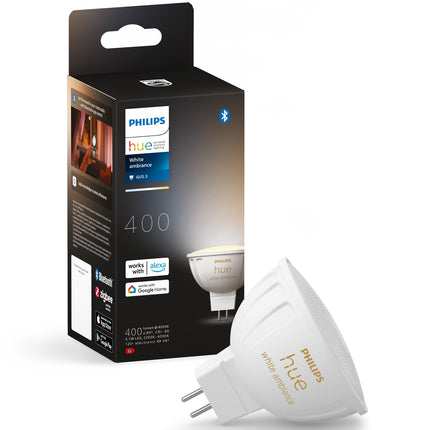 Ampoule Hue White Ambiance GU5.3 MR16 12 V 400 lm, 1 paquet