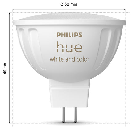 Hue White Color Ambiance GU5.3 MR16 12V 400lm 2er-Pack
