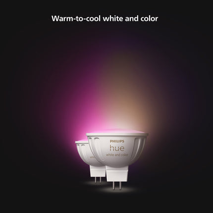 Hue White Color Ambiance GU5.3 MR16 12V 400lm 2er-Pack