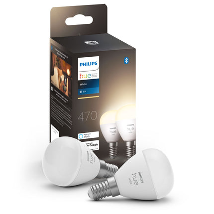Hue White E14 P45 Globe 2er-Pack