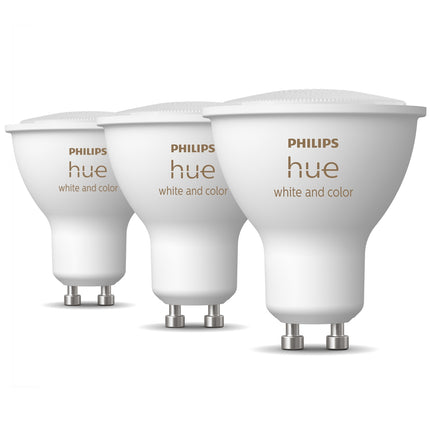 Hue White and Color Ambiance GU10 3 ks