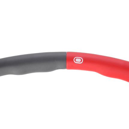 Hula-Hoop-Reifen 100cm, Rot-Grau Fitnessring