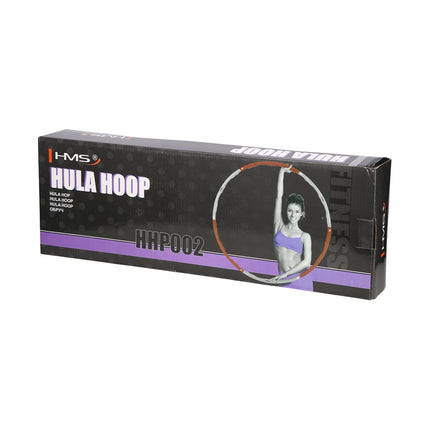 Hula-Hoop-Reifen 100cm, Rot-Grau Fitnessring
