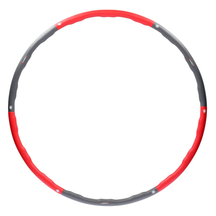 Hula-Hoop-Reifen 100cm, Rot-Grau Fitnessring