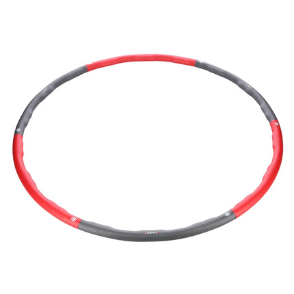 Hula-Hoop-Reifen 100cm, Rot-Grau Fitnessring