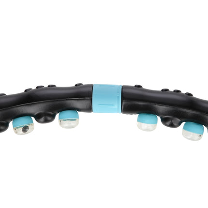 Hula-Hoop-Reifen 98cm, Fitnessring Schwarz-Blau
