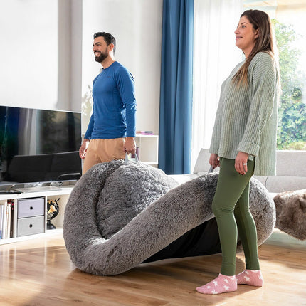 Menschliches Hundebett XXL InnovaGoods Grau