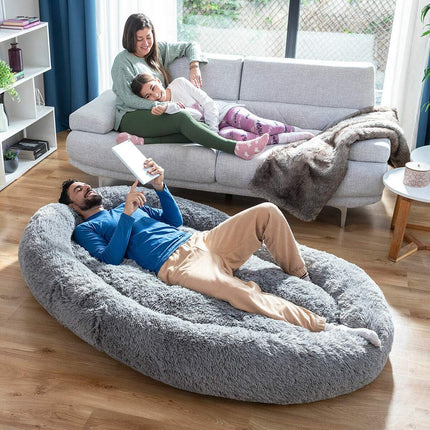 Menschliches Hundebett XXL InnovaGoods Grau
