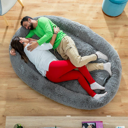 Menschliches Hundebett XXL InnovaGoods Grau