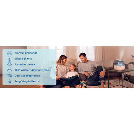 Luftbefeuchter Mini Cool Mist Ultraschall VUL525