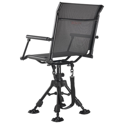 Hunting Blind Chair, 360 Silent Swivel, Foldable, 350 lb