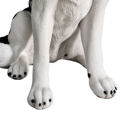 Husky Gartenhund-Statue, Polyresin, 86 cm