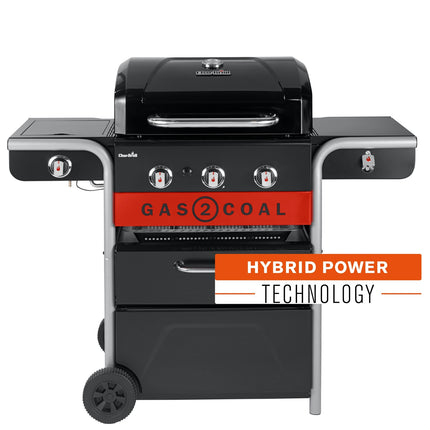 Hybridgrill Gas2Coal 2.0, 3+1 Brenner, Gas oder Kohle