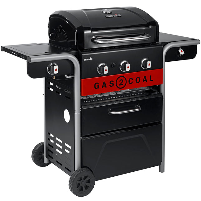 Hybridgrill Gas2Coal 2.0, 3+1 Brenner, Gas oder Kohle