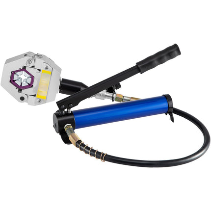 Hydraulic A/C Hose Crimper Kit – Manual Pump, 7 Dies