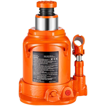Hydraulic Bottle Jack, 20 Ton, 6.7–12.6 in Lift