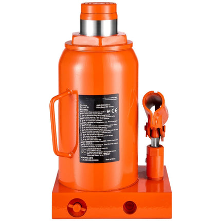 Hydraulic Bottle Jack, 30 Ton, 11.22–18.66 in Lift