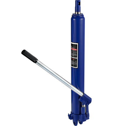 Hydraulic Long Ram Jack, 8-Ton, 26-45.7 In, Clevis Base
