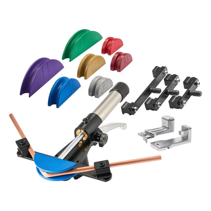 Hydraulic Tubing Bender Kit, 6–22 mm, 7 Dies, 90