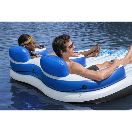 Nafukovací lehátko Hydro Force Indigo Wave Double Lounge 1.96m