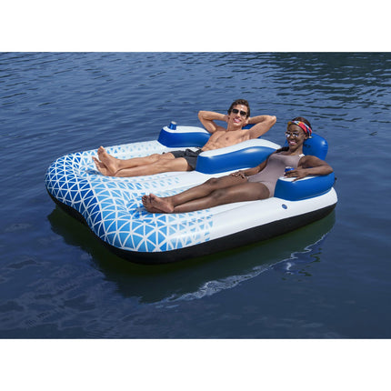 Nafukovací lehátko Hydro Force Indigo Wave Double Lounge 1.96m
