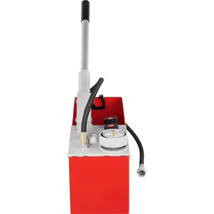 Hydrostatic Pressure Test Pump, 25 Bar, 12 L Tank, Dual Gauge