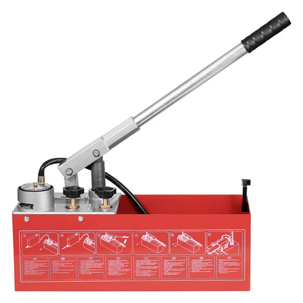 Hydrostatic Test Pump, 25 Bar, Dual Valve, 10L Tank