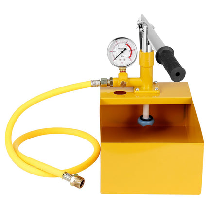 Hydrostatic Test Pump 25 Bar, Gauge, 5L Tank, 1m Hose