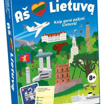 I Love Lithuania Board Game – Fun for All Ages, Lithuanian Language