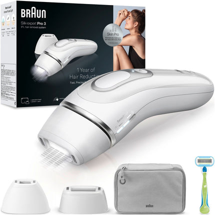IPL epilátor s technologií SkinPro, 2 hlavice, pouzdro