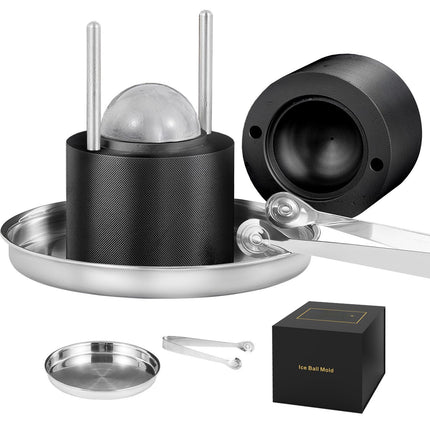 Ice Ball Press, 2.4-Inch 60mm Sphere, Aluminum Kit