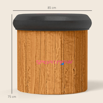 Aufblasbare 300-Liter-Eisbadewanne – Deckel, Pumpe und Tasche inbegriffen
